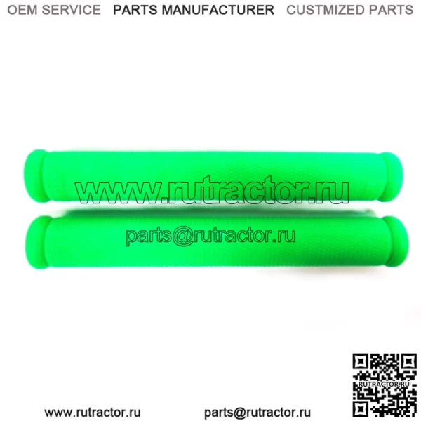 1 пара ручек ODI Snowmobile 8" Ruffian, флуоресцентно-зеленые 0630-1626