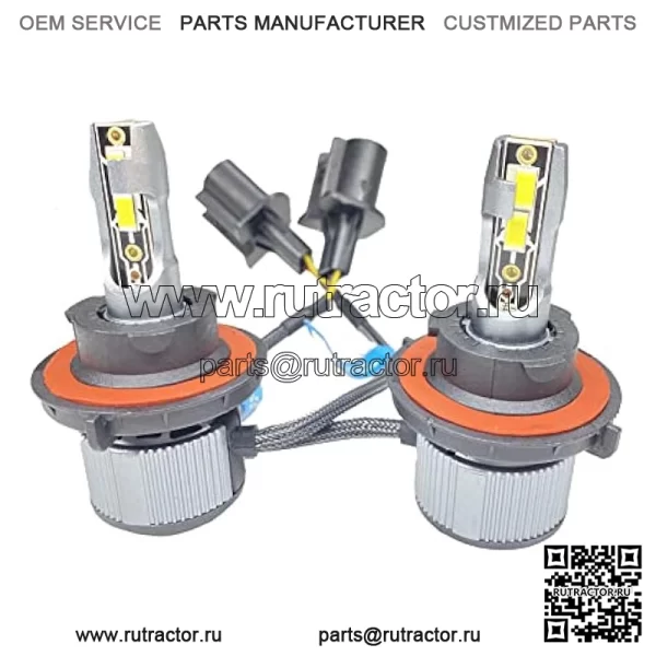 Светодиодная лампа UTV с дальним/ближним светом, совместимая с Polaris Ranger RZR 570 800 1000 XP General # 4012279, 12000LM 60W Bright White, упаковка из 2 шт. (без светодиодного декодера)