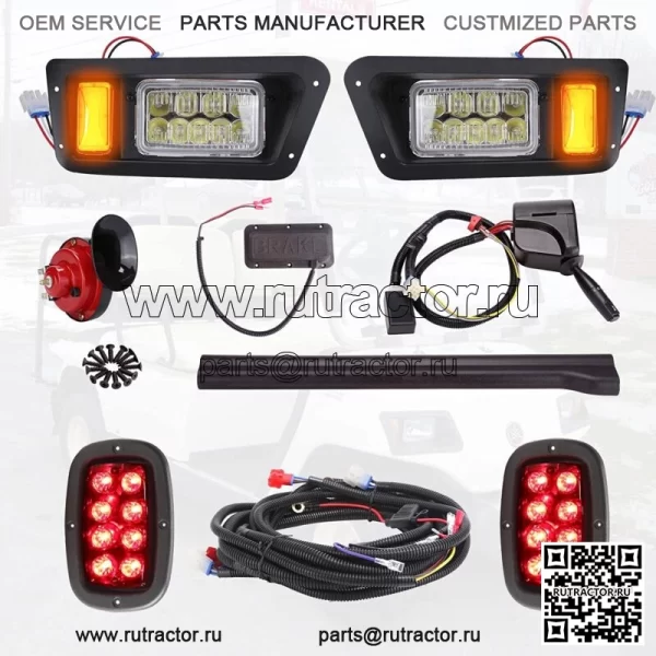 Комплект светодиодных фар для гольф-кара Yamaha G14 G16 G19 G22 (12 В)