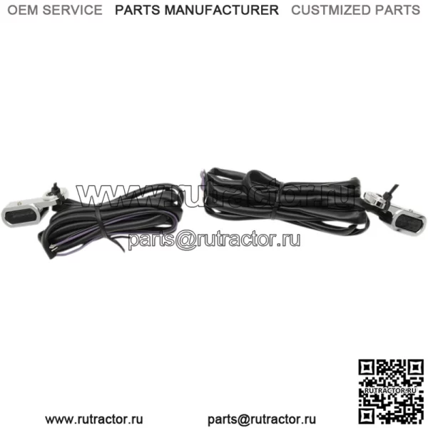 Хромированный светодиодный руль с маркером Smoke Lens Lights Drag Touring Softail V-Rod Harley (для: Harley-Davidson)