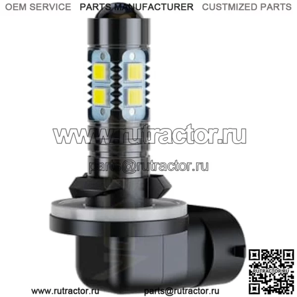 Совместимо с фарами Deere Gator X754 X758 XUV 550 560 590i JD AM144881, лампочками 886/894/896/881, Plug N Play, яркость 300%, лампочки 6000K белого цвета 12 В 35 Вт, 2 шт. в упаковке - Image 2