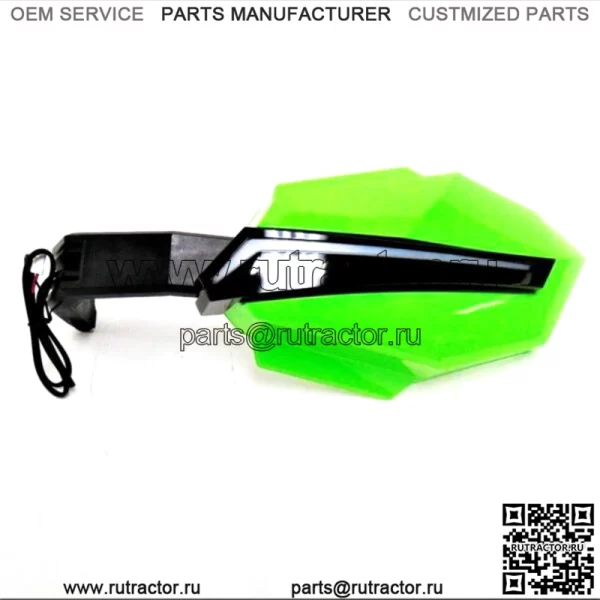 Комплект светодиодной защиты рук для снегохода Procross Medium Green 8639-355 - Image 4