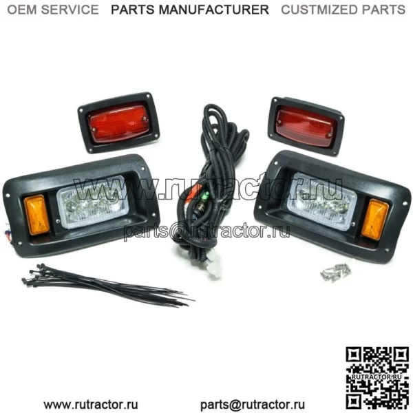 Комплект светодиодных фар, регулируемые фары/задние фонари для Club Car DS 1982 и новее