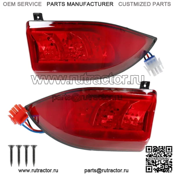 Подходит для Club Car Precedent 2004+ Golf Cart LED Tail Light Rear Light 12V 3 Wire