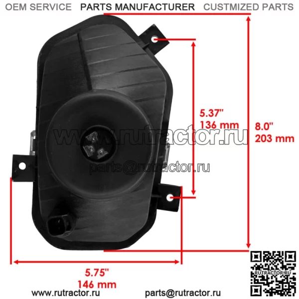 Фара в сборе для Polaris Sportsman Forest 550 850 2011 - 2014 / 2411142 левая (для: Polaris Sportsman 570) - Image 3