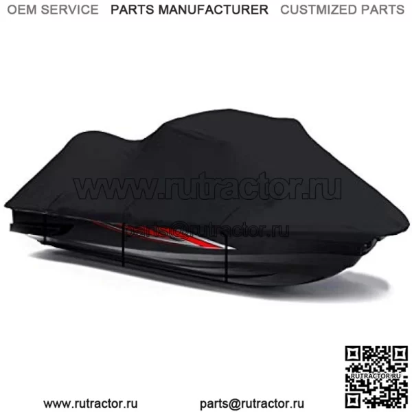 Черный чехол для гидроцикла 600 ден, совместимый с Yamaha FZR 2009 2010 2011 2012 2013 2014 2015 2016, чехол для гидроцикла PWC - Image 2