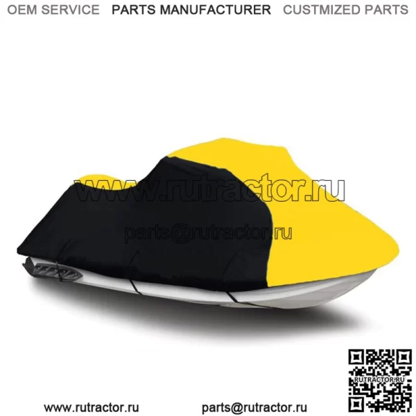 Черный/желтый чехол для гидроцикла PWC подходит для Yamaha WaveRunner FX Cruiser SVHO 2014 2015 (для: Yamaha SVHO 2014)
