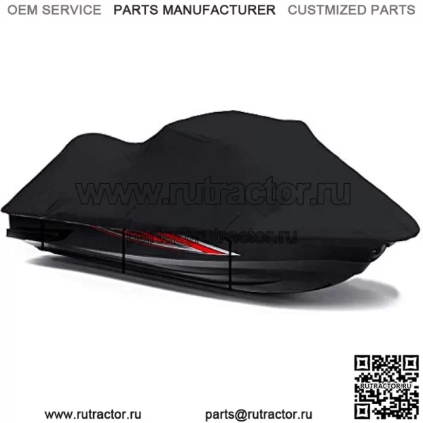 Черный чехол для гидроцикла 600 ден, совместимый с Yamaha FZR 2009 2010 2011 2012 2013 2014 2015 2016 Чехол для гидроцикла PWC