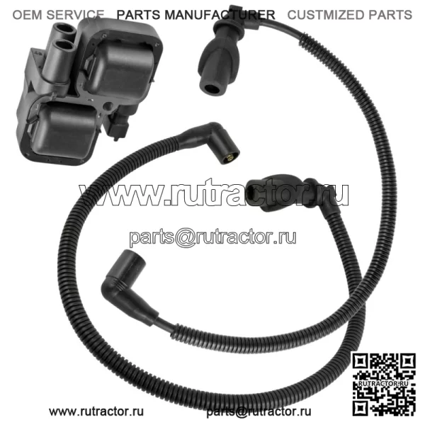 Катушка зажигания с проводом свечи зажигания 59,3 / 49,5 см для Polaris Sportsman 700 06-07 (для: Polaris) - Image 5