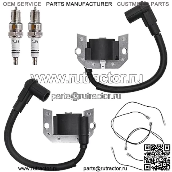 21171-7034 Катушка зажигания подходит для Kawasaki 21171-7001 -7003-7006 -7022-7024 21171-7037 Совместимо с FH381V FH451V FH500V FH531V FH541V FH580V FH601V FH641V FH680V Для John Deere MIA11064 AM133525