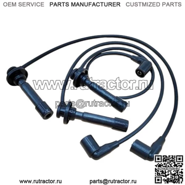 2016-2023 Kawasaki Mule Pro FX FXR FXT Комплект проводов свечей зажигания OEM 21150-0013