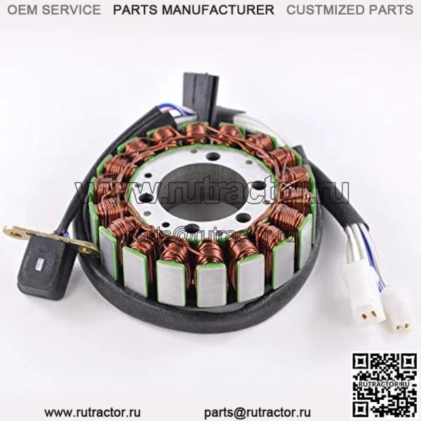 Замена статора генератора Yamaha FZR 600 / FZR 600 R 1989-1999 FZR600 FZR600R | OEM Repl.# 3HE-81410-00-00 / 3HE-81410-01-00