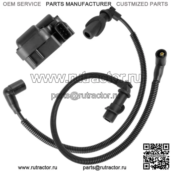 Катушка зажигания с проводом свечи зажигания 59,3/47 см для Polaris Sportsman 800 EFI 2005 (для: Polaris Sportsman 800) - Image 4