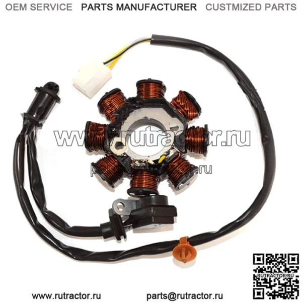 13573 - Статор Mitsuba Peugeot 50 Trekker Road R12 - 50 100 Vivacity X Fight