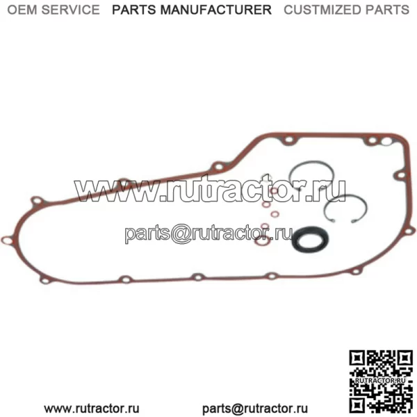 James Twin Cam Primary Gasket Seal O-Ring Полный комплект Harley 06-17 Softail Dyna (для: Harley-Davidson)