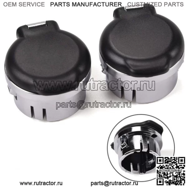 Крышка розетки подходит для Silverado Sierra Chevy GMC 12v Dash Retainer 2PCS (для: более одного транспортного средства)