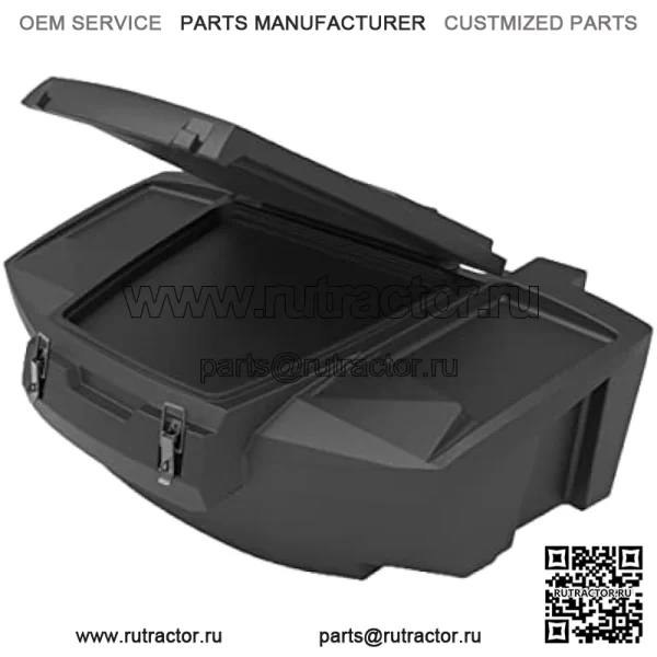 Задний грузовой ящик MotoAlliance UTV - водонепроницаемый ящик для инструментов JEMCO 148 QT - совместим с моделями Polaris RZR 900 и 1000S, а также Trail - Image 2