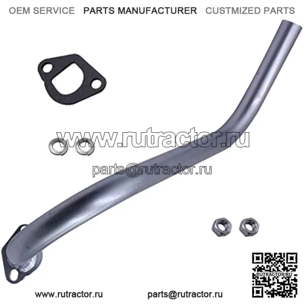 Выхлопная труба Header для мини-велосипедов Coleman CT200U/EX BT200 TrailMaster MB200
