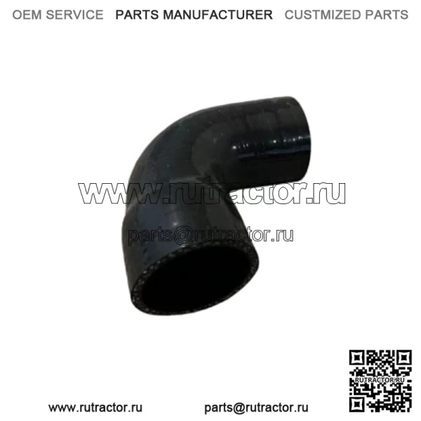 2" - 1,75" угловое колено 90 градусов 3-слойная силиконовая муфта турбошланг - Image 2