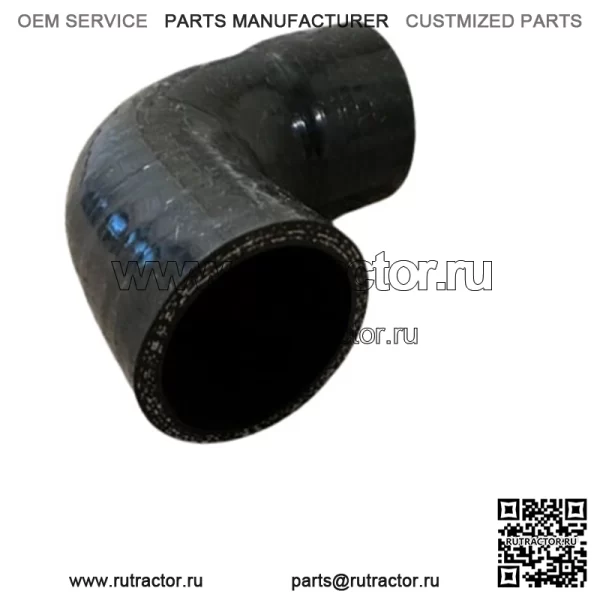 2" - 1,75" угловое колено 90 градусов 3-слойная силиконовая муфта турбошланг - Image 4