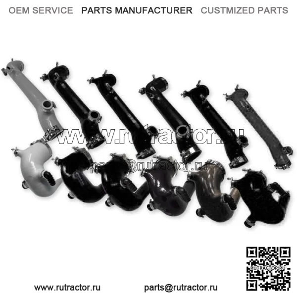 Polaris RZR XP Turbo & S силиконовый комплект зарядной трубки 2016 - 2024 с BOV - Image 5