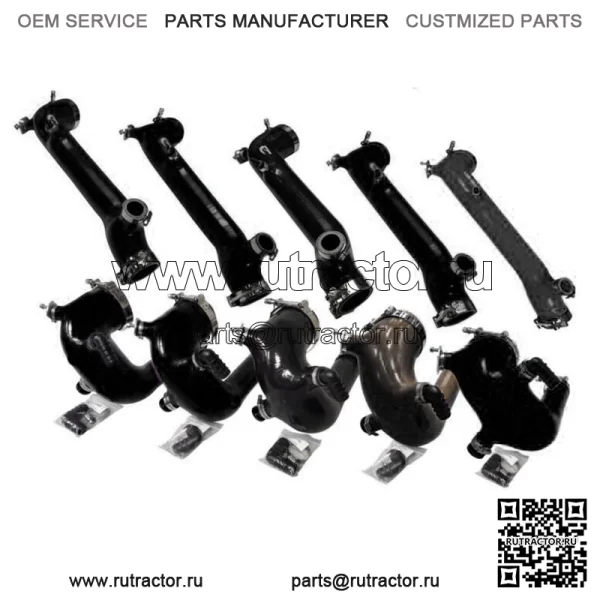 Polaris RZR XP Turbo & S силиконовый комплект зарядной трубки 2016 - 2024 с BOV - Image 4