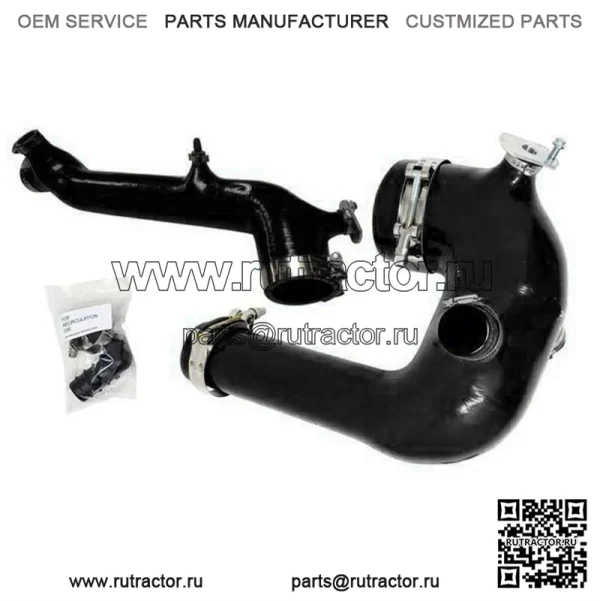 SxS Polaris RZR XP XP4 Turbo & S силиконовый комплект зарядной трубки 2016 - 2024 КРАСНЫЙ