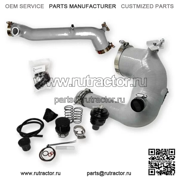 Polaris RZR XP Turbo & S силиконовый комплект зарядной трубки 2016 - 2024 с BOV