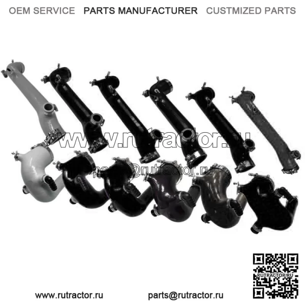 Polaris RZR XP Turbo & S силиконовый комплект зарядной трубки 2016 - 2024 с BOV - Image 5