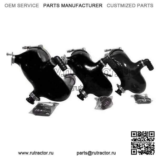 SxS Polaris RZR XP XP4 Turbo & S силиконовый комплект зарядной трубки 2016 - 2024 синий - Image 3