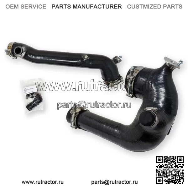 SxS Polaris RZR XP Turbo & S Silicone Charge Tube Kit & BOV 2016-2024 - Image 2