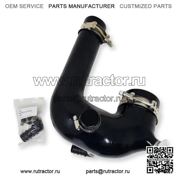 SxS Polaris RZR XP Turbo & S Silicone Charge Tube Kit & BOV 2016-2024 - Image 3