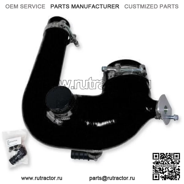 Polaris RZR XP Turbo & S силиконовый комплект зарядной трубки 2016 - 2024 с BOV - Image 3