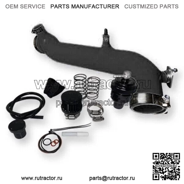 Силиконовая зарядная трубка W BOV Polaris RZR Turbo R, XP, XP4, Turbo S и Pro