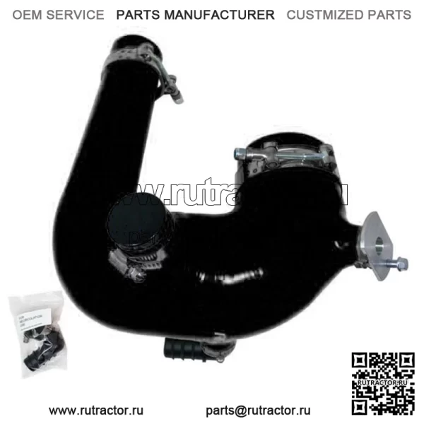 SxS Polaris RZR XP XP4 Turbo & S силиконовый комплект зарядной трубки 2016 - 2024 зеленый - Image 2