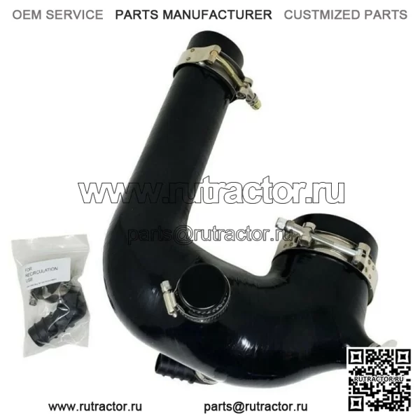 SxS - Polaris RZR Turbo XPT, XP4 и Turbo S силиконовая впускная труба J-Tube - Image 3