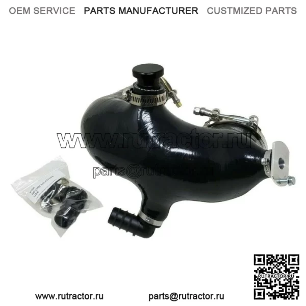 SxS - Polaris RZR Turbo XPT, XP4 и Turbo S силиконовая впускная труба J-Tube - Image 4