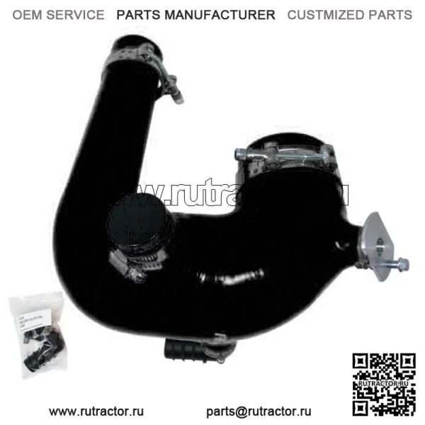 SxS - Polaris RZR Turbo XPT, XP4 и Turbo S силиконовая впускная труба J-Tube - Image 2