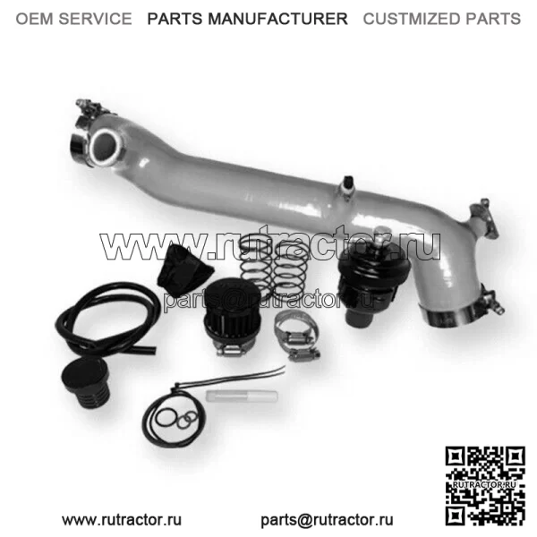 Силиконовая зарядная трубка W BOV Polaris RZR Turbo R, XP, XP4 Turbo S и Pro
