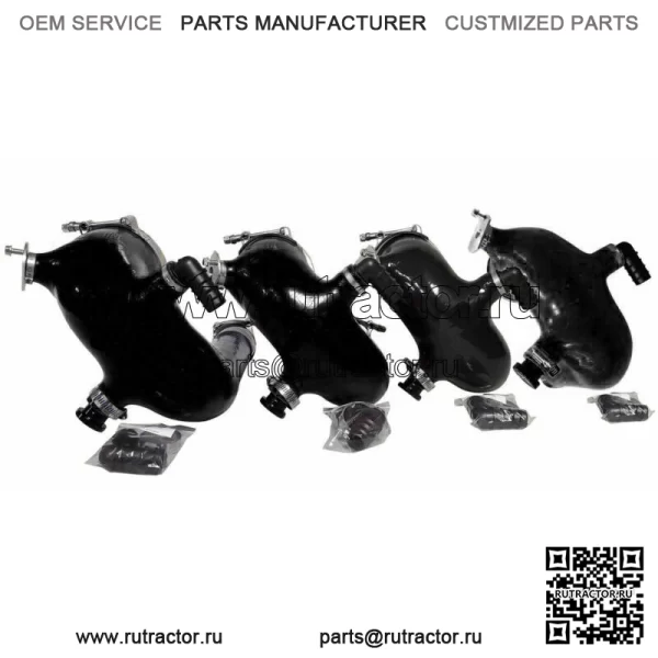 SxS - Polaris RZR Turbo XPT, XP4 и Turbo S силиконовая впускная труба J-Tube - Image 5
