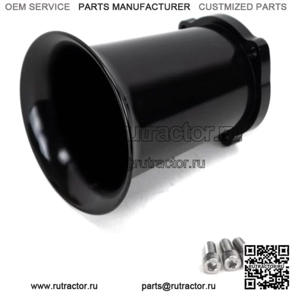 Black Billet Velocity Stack 4” CV Keihin Carb Карбюратор EFI Air Intake Harley (для: Harley-Davidson)
