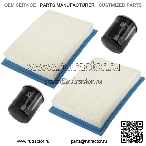 2x воздушный фильтр и масляный фильтр для Polaris Ranger Crew XP 1000 2017-2018 (для: Polaris) - Image 4
