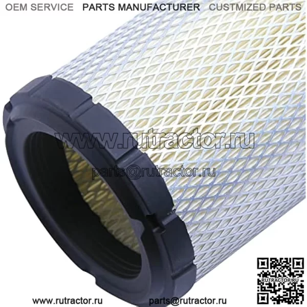 Воздушный фильтр (H&V) P822768 и P822769 заменяет RE68048, RE68049, AF25553, LAF8143, 46489, CA9246, AM129028, R1401-42280, 129062-12560, RS3702+RS3703, 6666333, 6666334 подходит для трактора Kubota John Deere - Image 4