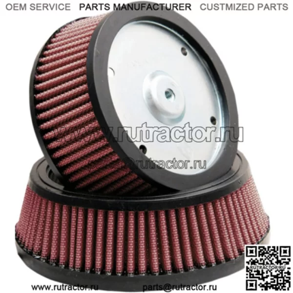 Stage 1 Big Billet Sucker Red сменный воздушный фильтр Harley Touring (для: Harley-Davidson)