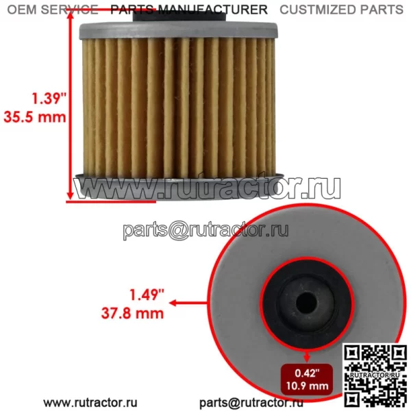 17215-HL4-AK0 Комплект воздушного фильтра для Honda Pioneer 1000 SXS1000M3 2016-2024 - Image 3