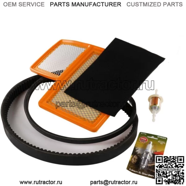 Комплект для настройки гольф-кара Yamaha G29/Drive 2007-2011 с ремнями и свечой зажигания NGK