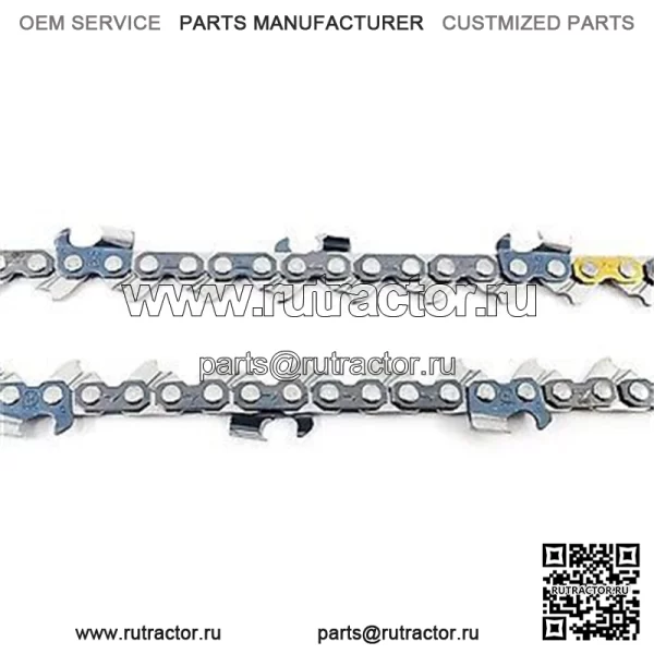 100-футовая цепь X-CUT со спущенными зубьями C85S 3/8", .058"