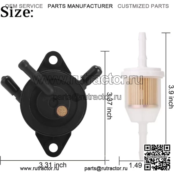 Комплект топливного насоса для гольф-кара Yamaha G16-G29 1996-up 4 Cycle JN6-F4410-10-00 - Image 2
