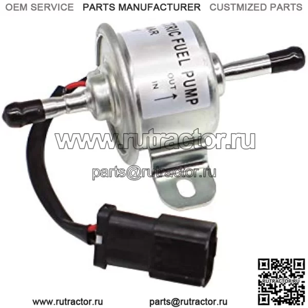 485510011 129612-52100 129412-52100 Топливный насос с черной вилкой 12 В для John Deere 1023E 1026R 2027R 3038E 332 430 655 790 856 990 2020 2520 3203 3520 3720 4105 Yanmar 4TNV88 4TNV94 4TNV98 - Image 2