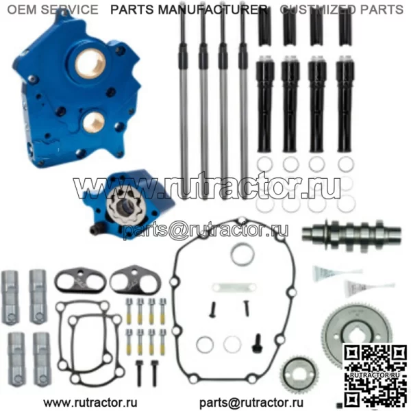 Комплект масляного насоса M8 Cam Plate, черный, 475G Gear Harley Touring Softail 17+ (для: Harley-Davidson)